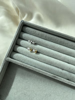 عرض الصورة في المعرض، Diamond Solitaire Earrings I 0.6cts Each - HIBA JABER