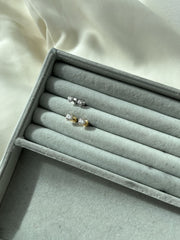 Diamond Solitaire Earrings I 0.6cts Each - HIBA JABER