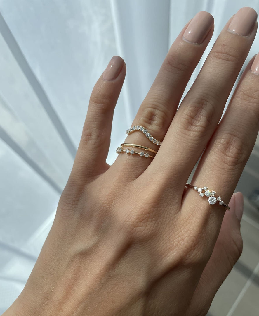 Diamond Sparkle Ring - HIBA JABER
