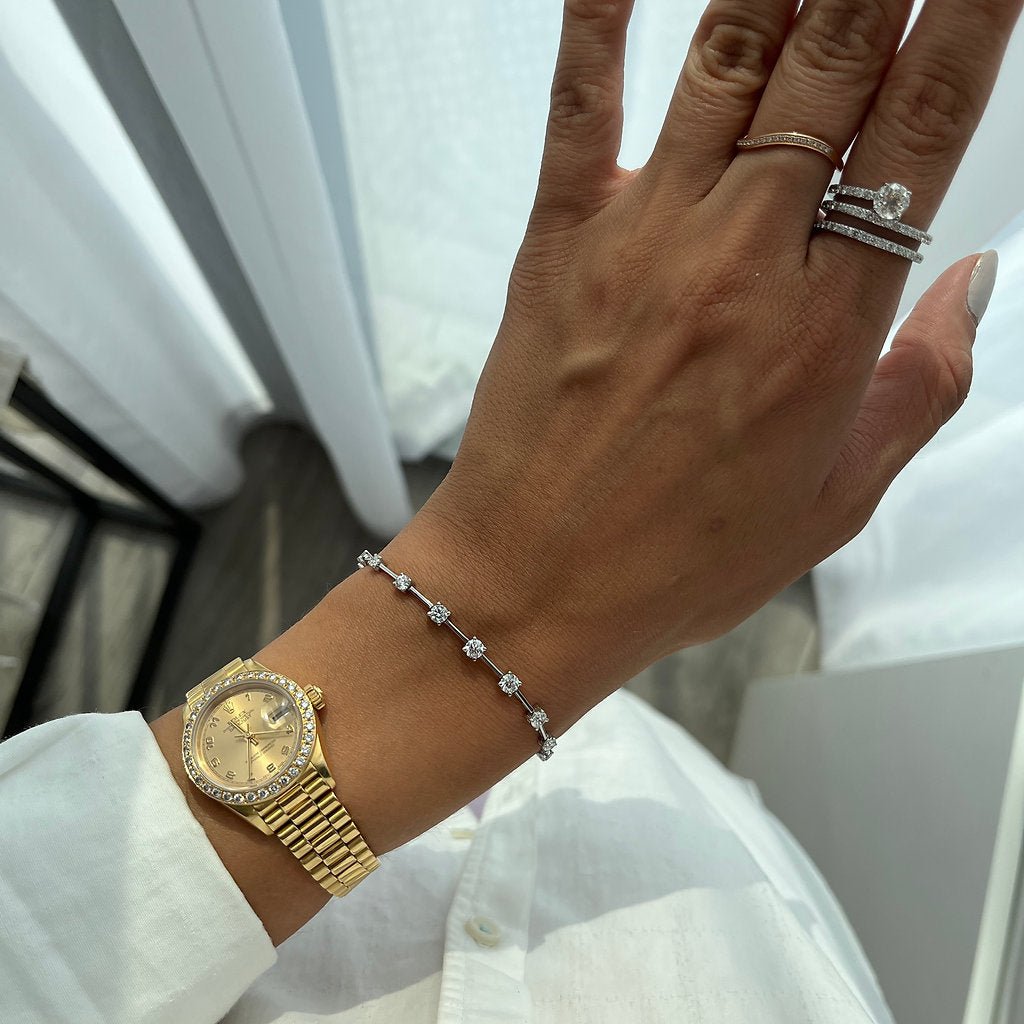 Diamond Spiral Ring - HIBA JABER