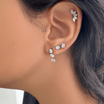 تحميل الصورة في عارض المعرض, Diamond Stud Earring - 0.24ct - HIBA JABER
