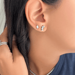 تحميل الصورة في عارض المعرض, Diamond Stud Earring - 0.24ct - HIBA JABER
