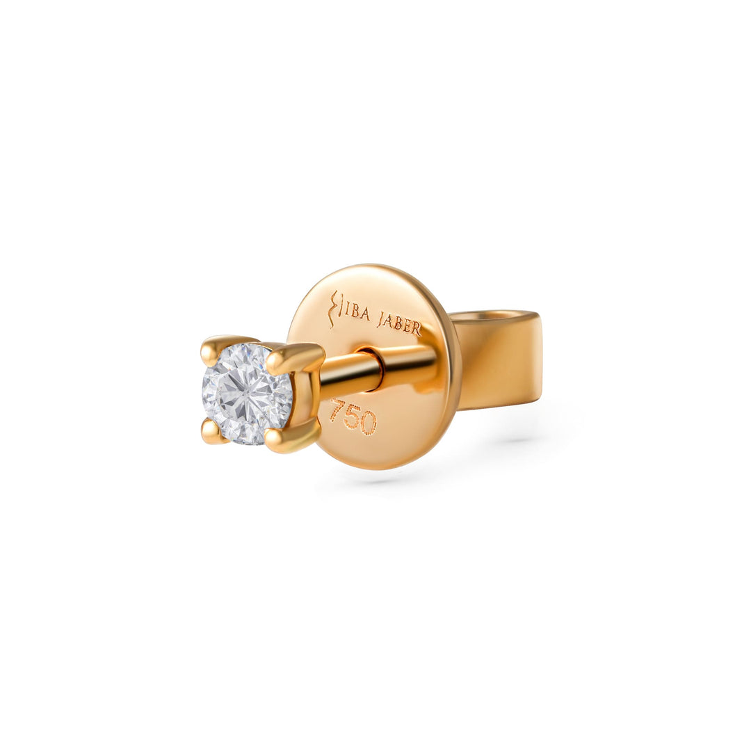 Diamond Stud Earring - HIBA JABER