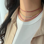 تحميل الصورة في عارض المعرض, Diamond Tennis Chain Necklace - HIBA JABER
