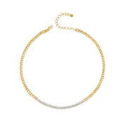 Diamond Tennis Chain Necklace - HIBA JABER