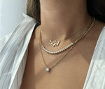 تحميل الصورة في عارض المعرض, Diamond Tennis Chain Necklace - HIBA JABER
