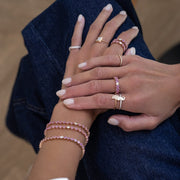 Double Banded Wedding Logo Ring - HIBA JABER