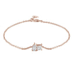 Load image into Gallery viewer, Duo Sparkle Diamond Bracelet - 18 - k - rose - gold - HIBA JABER
