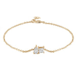 Load image into Gallery viewer, Duo Sparkle Diamond Bracelet - 18 - k - yellow - gold - HIBA JABER
