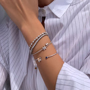 Duo Sparkle Diamond Bracelet - HIBA JABER