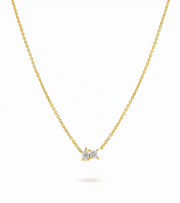 Duo Sparkle Diamond Necklace - HIBA JABER