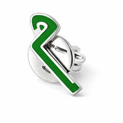 Enamel Single Initial Earring - Single Piece - HIBA JABER
