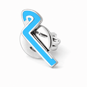 Enamel Single Initial Earring - Single Piece - HIBA JABER