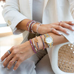 Load image into Gallery viewer, Femininity Infinity Bangle - Blue Enamel - HIBA JABER
