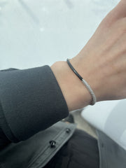 Femininity Infinity Bangle - Colored Enamel - HIBA JABER