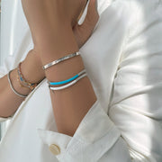 Femininity Infinity Bangle - Enamel - HIBA JABER