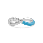 Load image into Gallery viewer, Femininity Infinity Bold Ring - Pink Enamel - HIBA JABER

