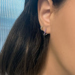 تحميل الصورة في عارض المعرض, Femininity Infinity Hoops - Enamel - HIBA JABER
