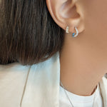 تحميل الصورة في عارض المعرض, Femininity Infinity Hoops - Enamel - HIBA JABER
