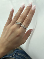 Flat Top Thick Initial Ring - Plain - HIBA JABER