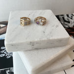 Load image into Gallery viewer, Flat Top Thick Trio Ring - HIBA JABER
