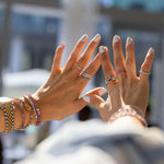 Load image into Gallery viewer, Flat Top Thick Trio Ring - HIBA JABER
