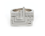 Load image into Gallery viewer, Flat Top Thick Trio Rings - HIBA JABER
