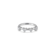 Four - ever Hearts Diamond Ring - HIBA JABER