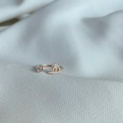 Glam Your Initial Diamond Ring - HIBA JABER