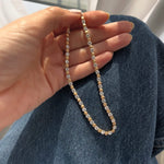 Load image into Gallery viewer, Gold Interval Diamond Necklace - HIBA JABER