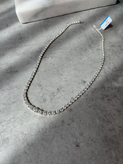 Gradual Diamond Tennis Necklace - HIBA JABER