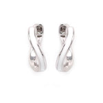 تحميل الصورة في عارض المعرض, Green Enamel Mini Infinity Hoops - HIBA JABER
