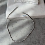 Load image into Gallery viewer, Half Diamond Tennis Necklace/ 0.24ct Each - HIBA JABER