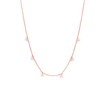Load image into Gallery viewer, Hanging Diamond Droplet Choker - 6 X 0.06ct - HIBA JABER
