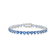 Heart Sapphire Bracelet - HIBA JABER