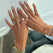 Heart Sapphire Ring - Multicolor - HIBA JABER