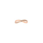 تحميل الصورة في عارض المعرض, Infinity Band Ring with Love Diamonds - HIBA JABER
