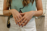 Load image into Gallery viewer, Infinity Band Ring with Pave Diamonds - HIBA JABER
