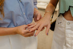 Load image into Gallery viewer, Infinity Band Ring with Pave Diamonds - HIBA JABER
