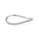 تحميل الصورة في عارض المعرض, Infinity Bold Bangle with Diamonds - HIBA JABER
