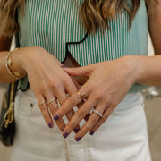 Infinity Ring - Pave Diamonds - HIBA JABER