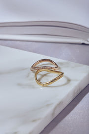 Infinity Ring with Love Diamonds - HIBA JABER