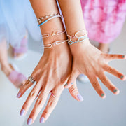 Initial Adult Thread Bracelet - HIBA JABER