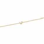 Load image into Gallery viewer, Initial Chain Bracelet Set In Diamonds - HIBA JABER