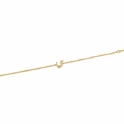 Initial Chain Bracelet Set In Diamonds - HIBA JABER