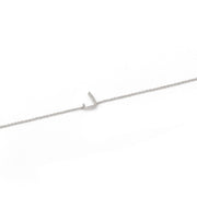 Initial Chain Bracelet Set In Diamonds - HIBA JABER