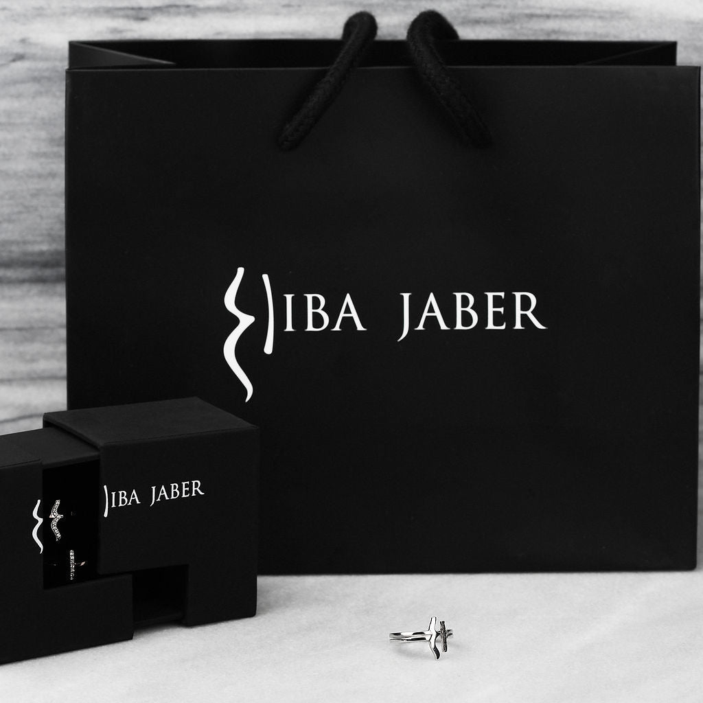Initial Chain Bracelet Set In Diamonds - HIBA JABER