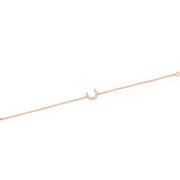 Initial Chain Bracelet Set In Diamonds - HIBA JABER