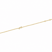 Initial Chain Bracelet Set In Diamonds - HIBA JABER