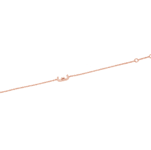 Initial Chain Bracelet Set In Diamonds - HIBA JABER